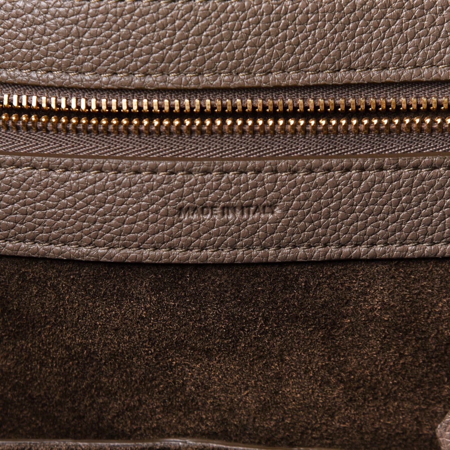 Soft Grained Calfskin Medium Belt Cabas Phantom Souris