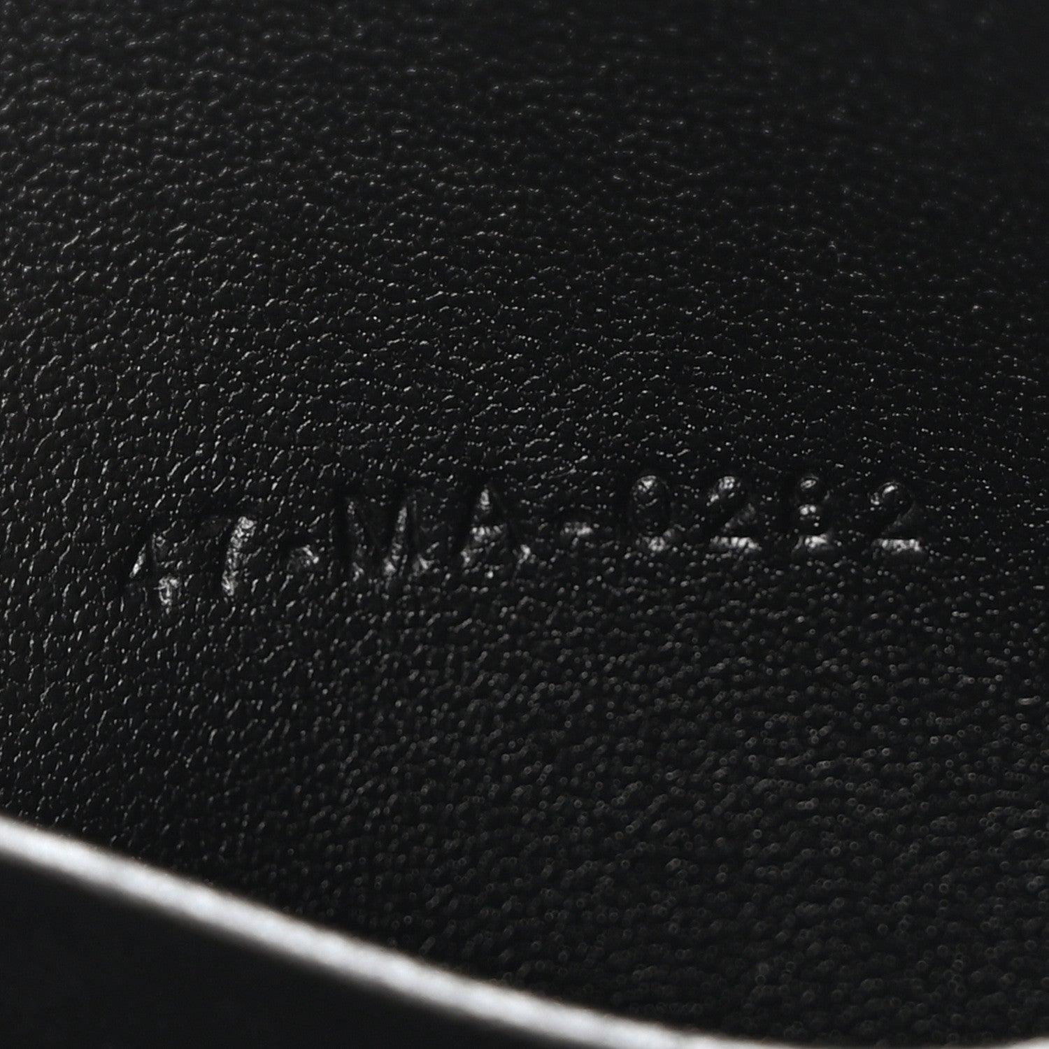 Christian Dior Calfskin Macrocannage Diamond Caro Zipped Pouch With Chain Black 7 of 10