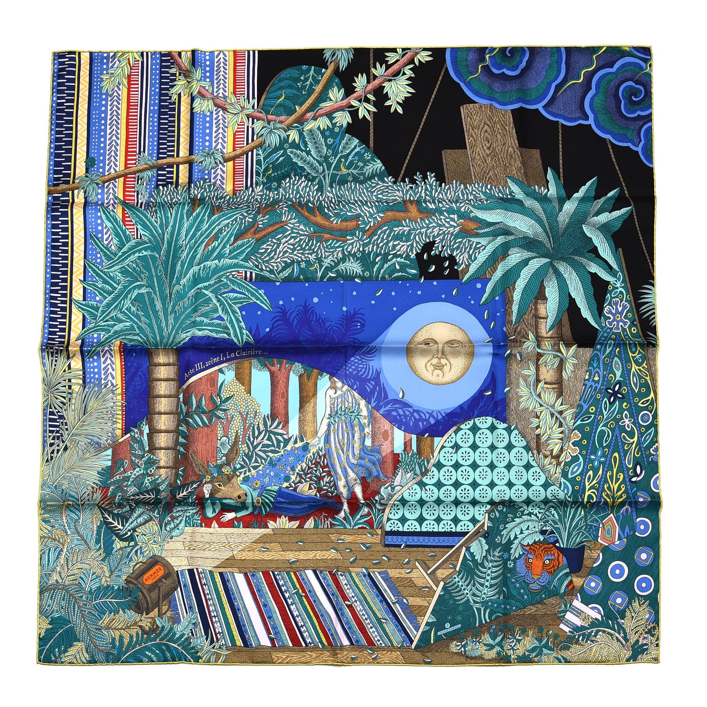 Silk Act III Scene I La Clairiere 90 Black Bleu Vert