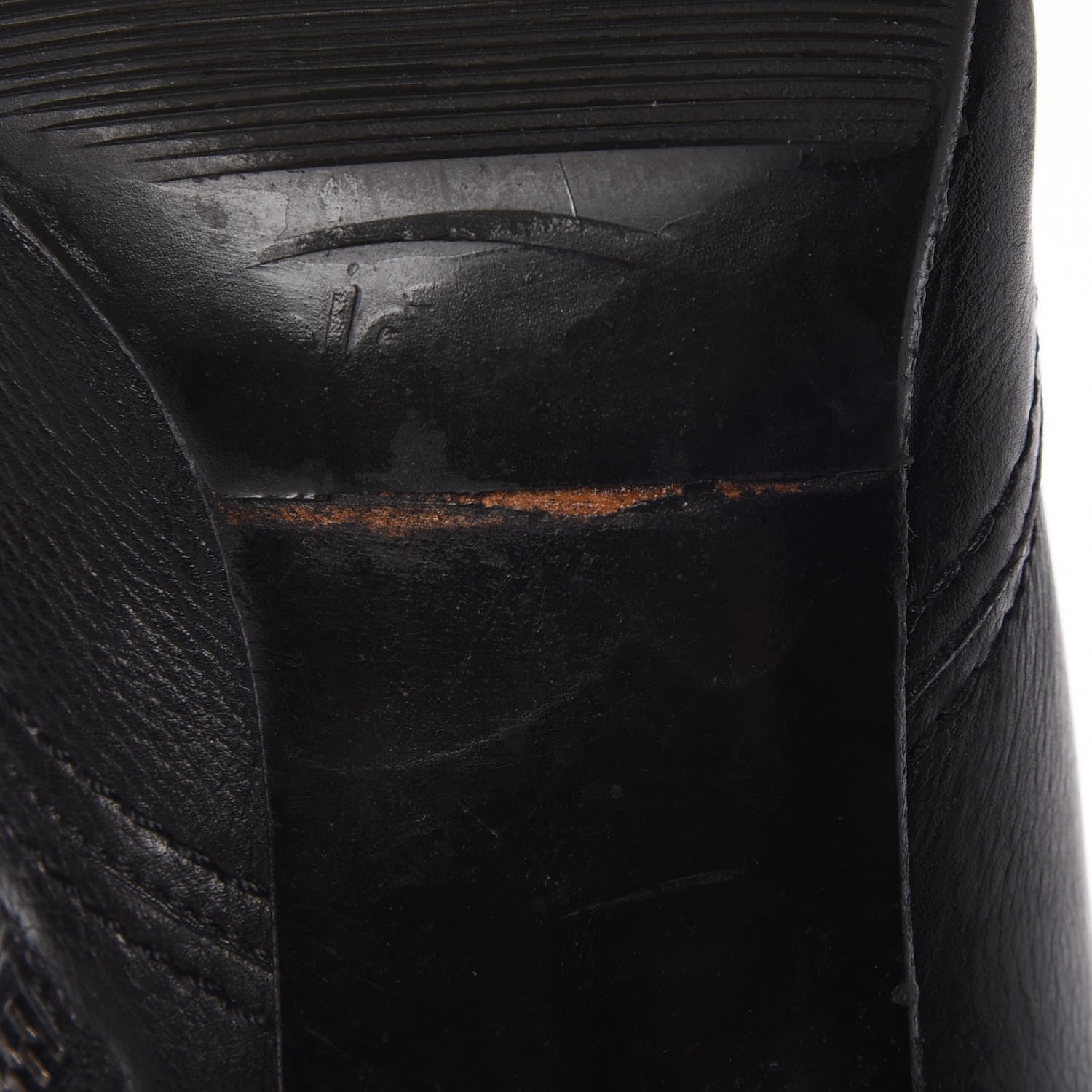 Chanel Calfskin Pointed Toe CC Short Boots 37 Black 13 of 15