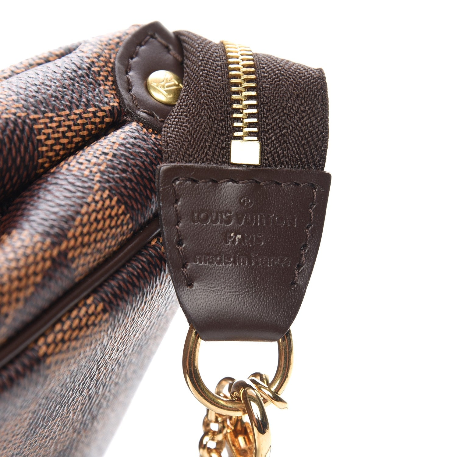 Louis Vuitton Damier Ebene Eva Clutch 6 of 13
