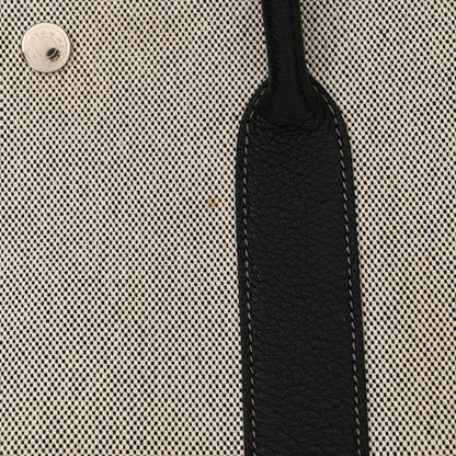 Hermes Toile Buffle Skipper Garden Party 36 MM Tote Black 13 of 16