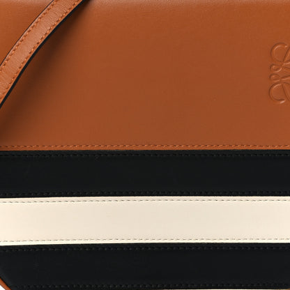Loewe Calfskin Marine Stripe Mini Heel Shoulder Bag Tan 7 of 9