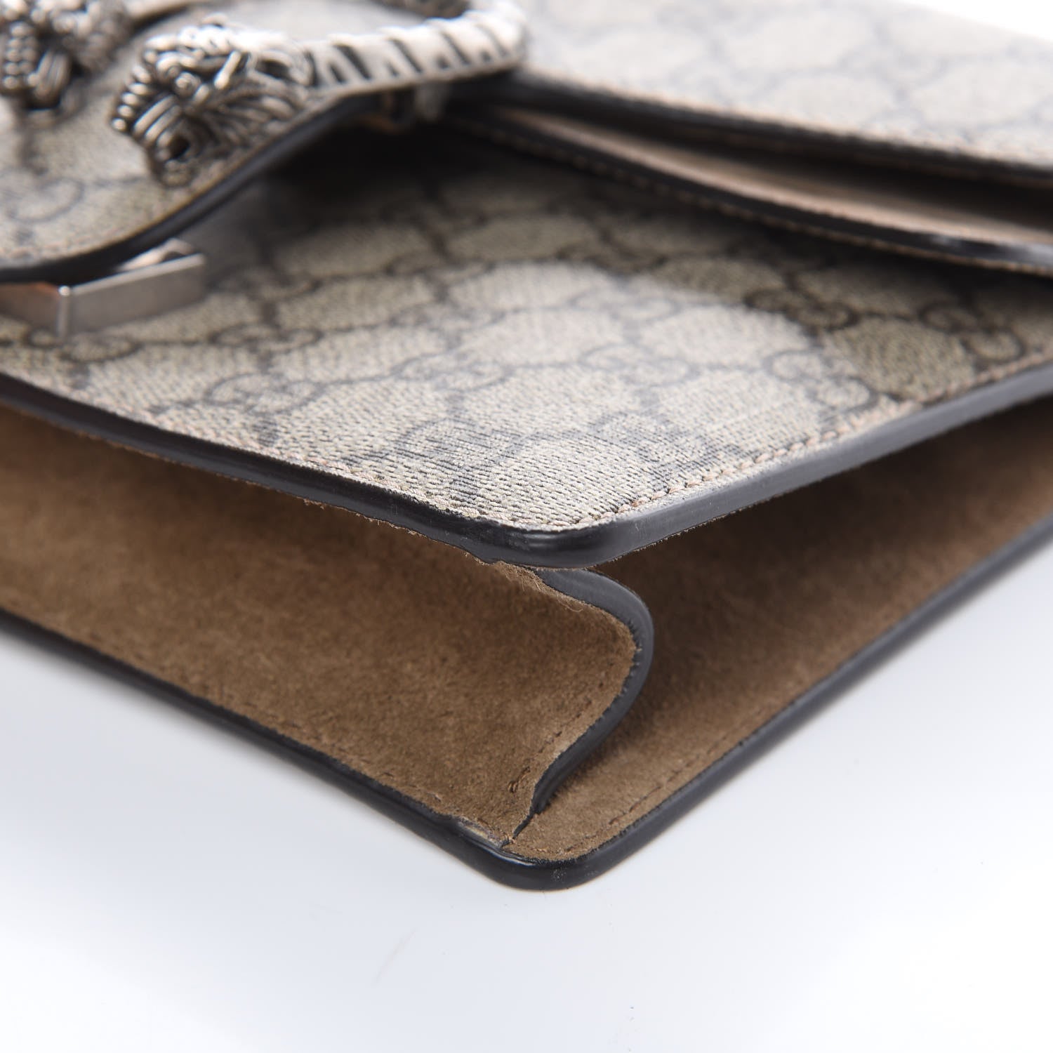 Gucci GG Supreme Monogram Mini Dionysus Shoulder Bag Taupe 9 of 11