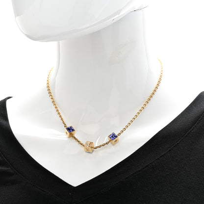 Louis Vuitton Swarovski Gamble Short Necklace Azur 2 of 6