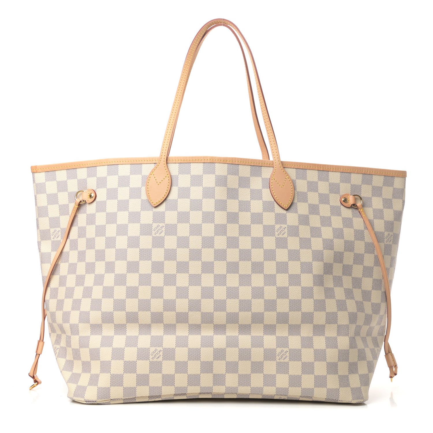 Louis Vuitton Damier Azur Neo Neverfull GM Rose Ballerine 1 of 9