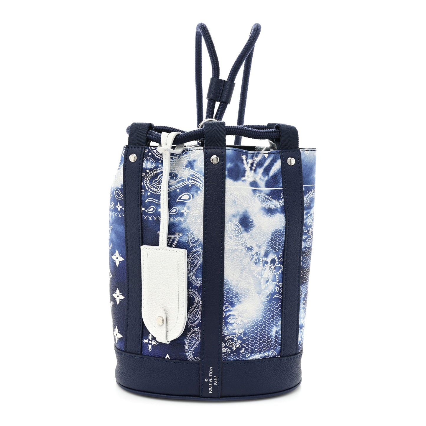 Cowhide Monogram Bandana Randonnee PM Blue