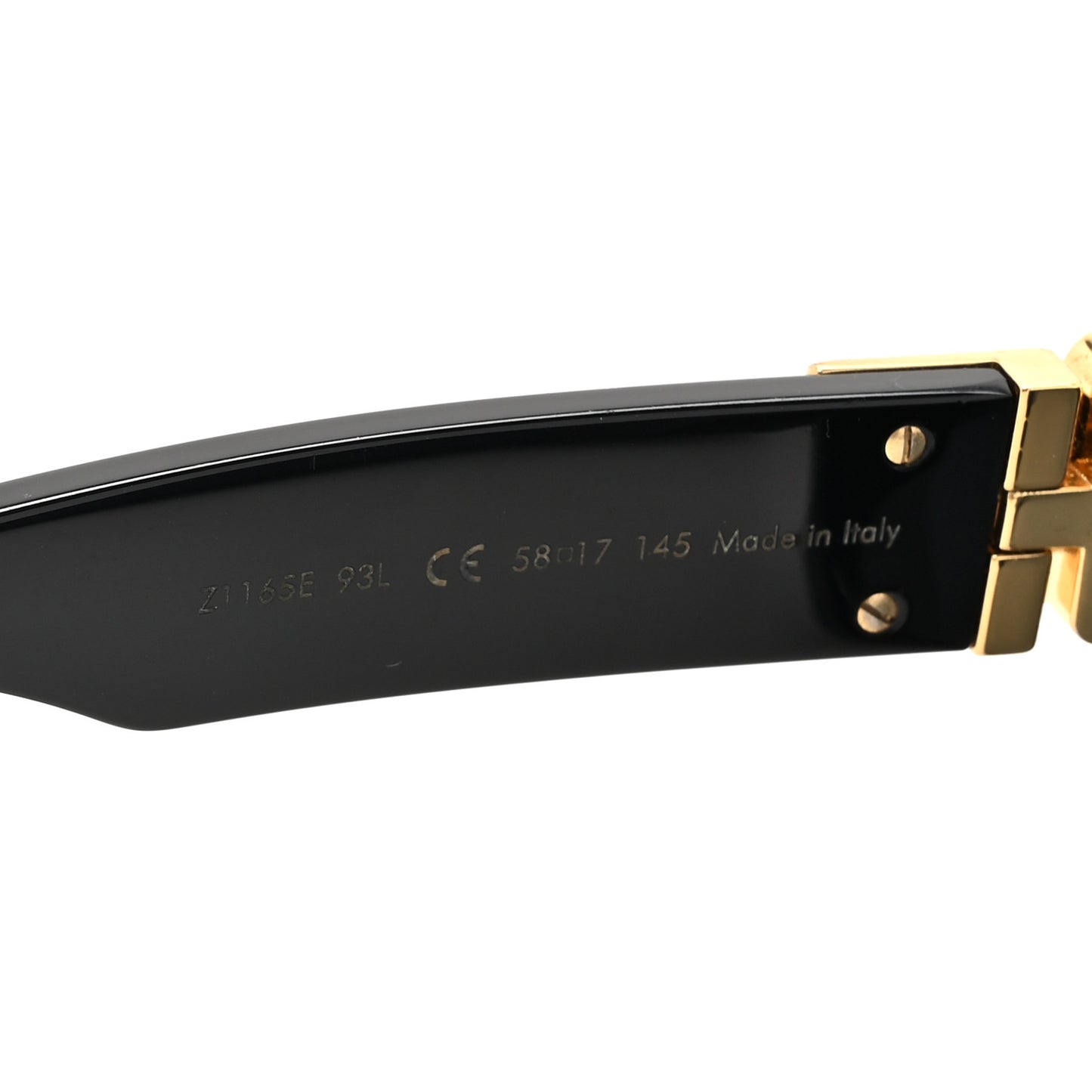 Acetate 1.1 Millionaires Sunglasses Z1165E Black