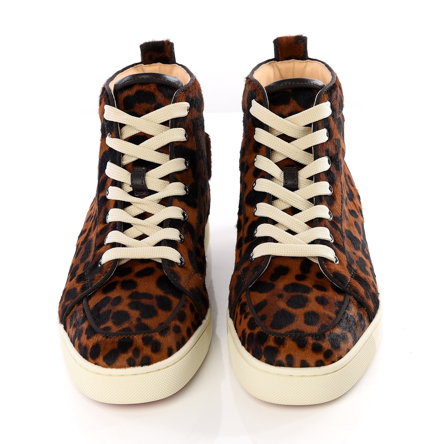 Christian Louboutin Pony Hair Mens Rantus Orlato Flat Sneakers 41.5 Leopard 5 of 11