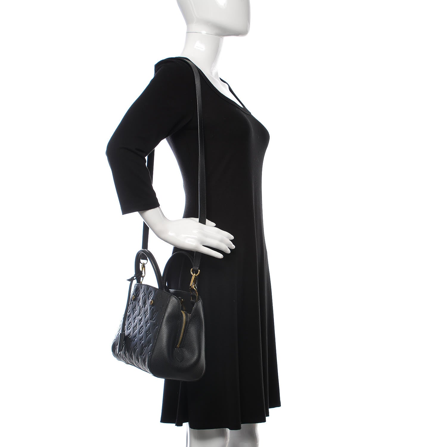 Louis Vuitton Empreinte Montaigne BB Black 2 of 9