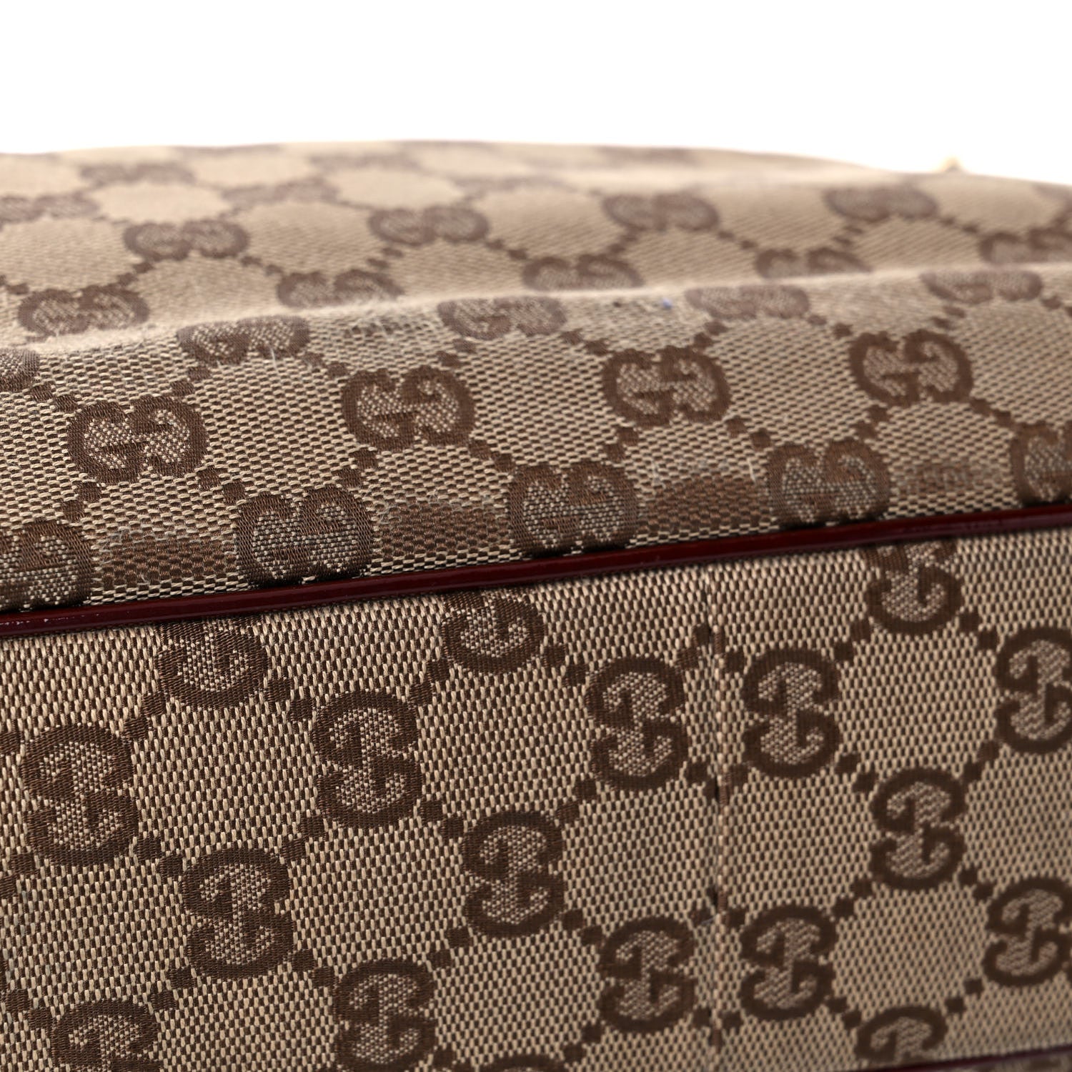 Gucci Monogram Medium Eclipse Shoulder Bag Red 16 of 30