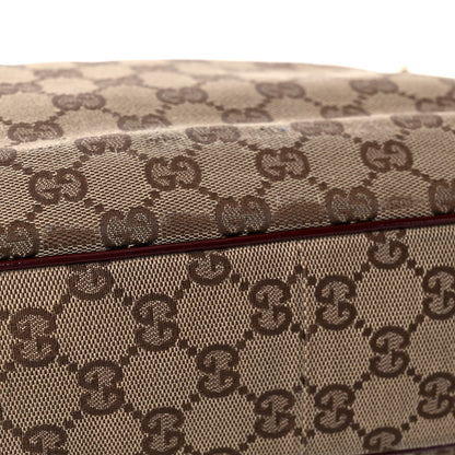 Gucci Monogram Medium Eclipse Shoulder Bag Red 16 of 30