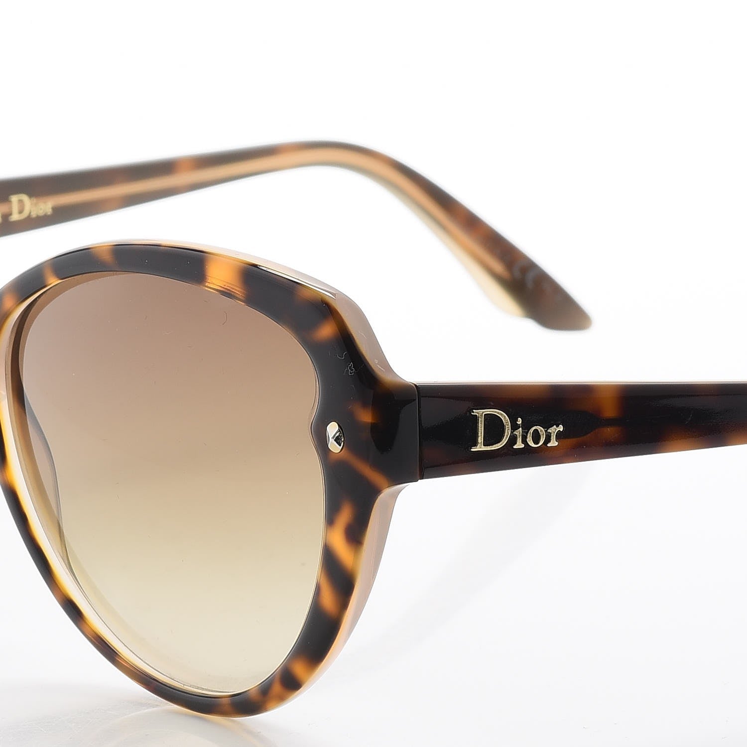 Christian Dior Pondichery 1 Sunglasses Tortoise 9 of 10