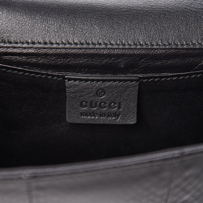 Gucci Snakeskin Broadway Clutch Black 6 of 13