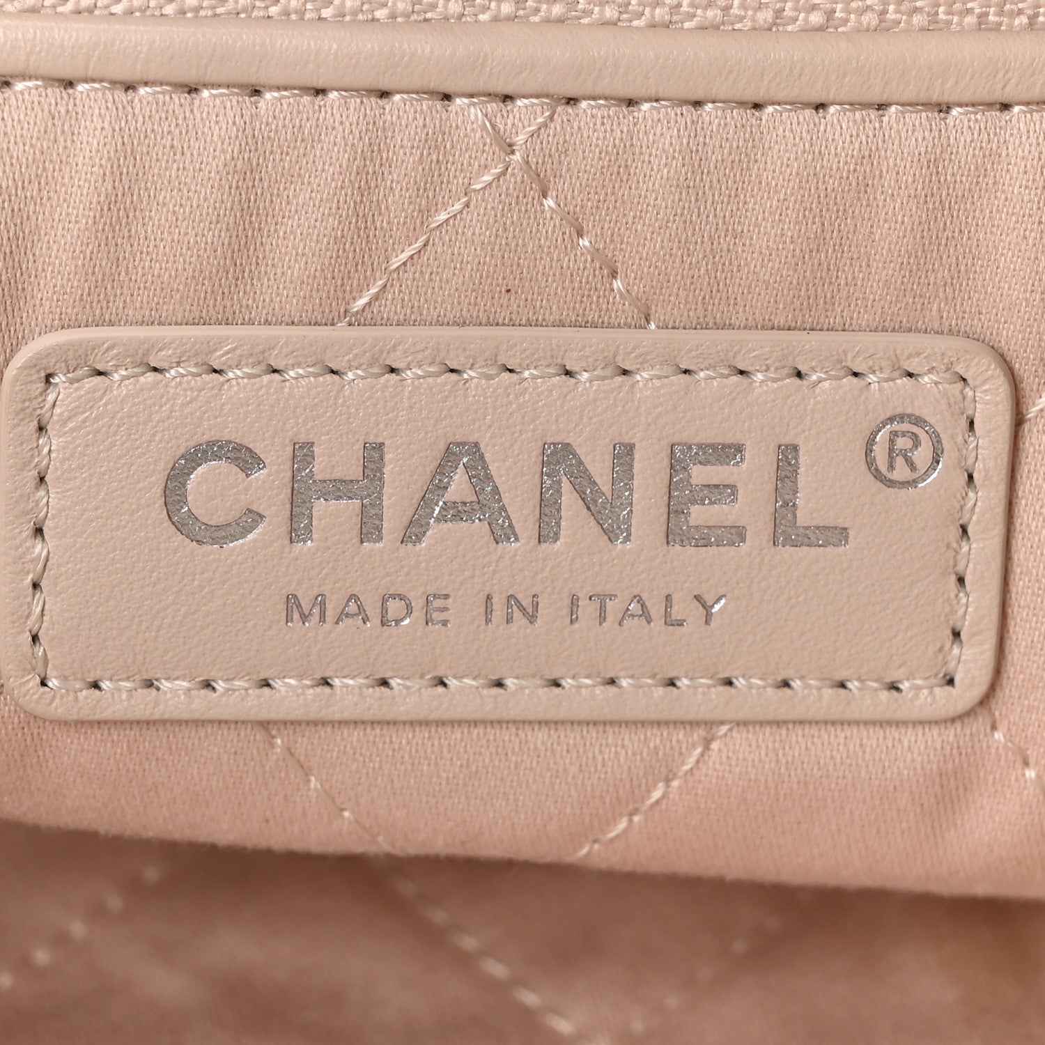 Chanel Shiny Calfskin Quilted Chanel 22 Backpack Beige 6 of 10