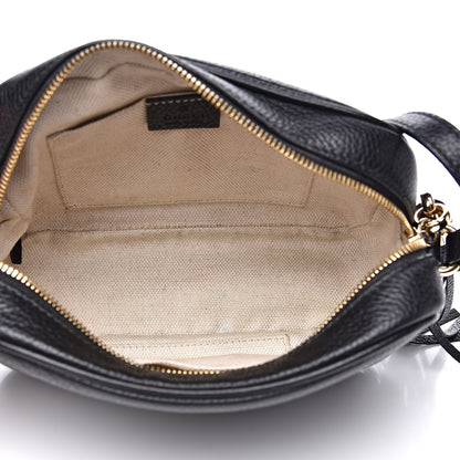 Gucci Pebbled Calfskin Small Soho Disco Bag Black 5 of 12