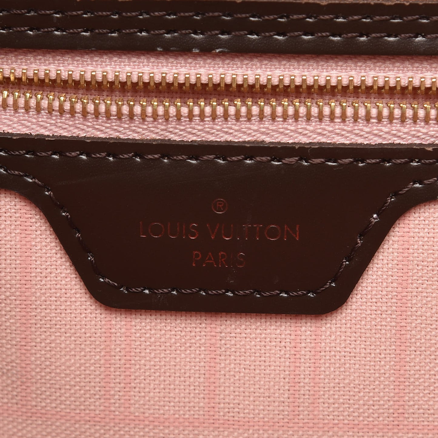 Damier Ebene Neo Neverfull MM Rose Ballerine