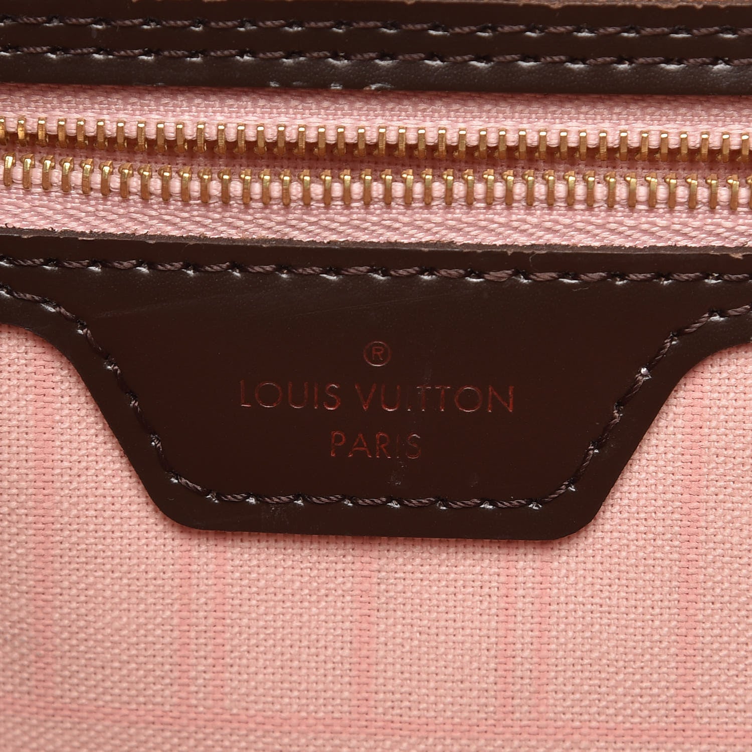 Louis Vuitton Damier Ebene Neo Neverfull MM Rose Ballerine 8 of 16