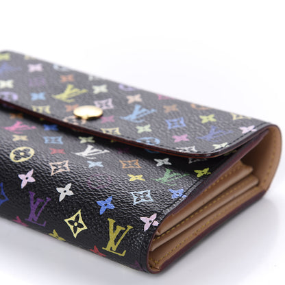Louis Vuitton Monogram Multicolor Alexandra Wallet Black 7 of 8