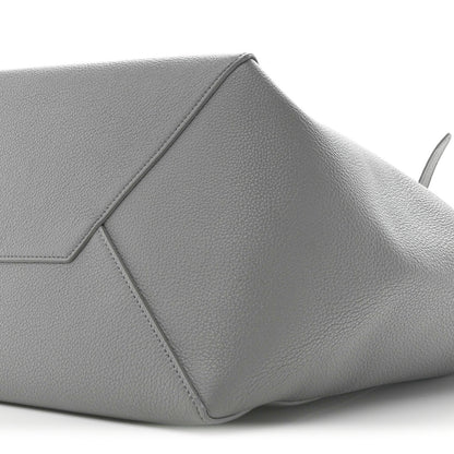 Celine Soft Grained Calfskin Medium Belt Cabas Phantom Grey 10 of 10