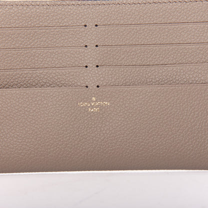 Louis Vuitton Calfskin Felicie Chain Wallet Card Holder Insert Tourterelle 6 of 6