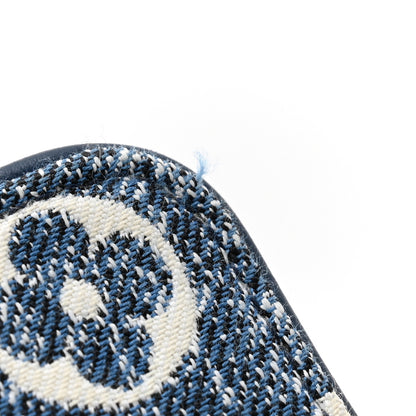 Louis Vuitton Denim Monogram Jacquard Zippy Coin Purse Bleu 8 of 9
