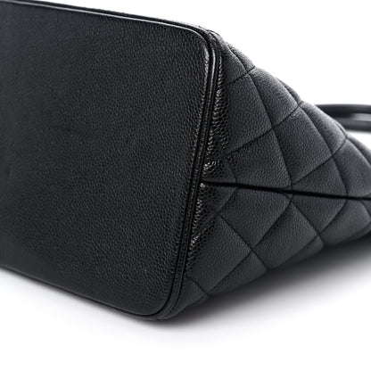 Chanel Caviar Quilted Medallion Tote Black 9 of 11