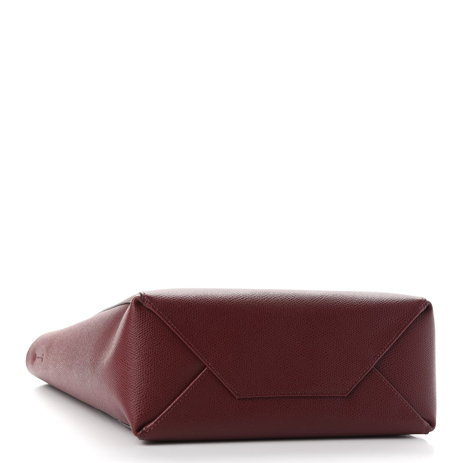 Celine Grained Calfskin Small Vertical Cabas Light Burgundy 3 of 8