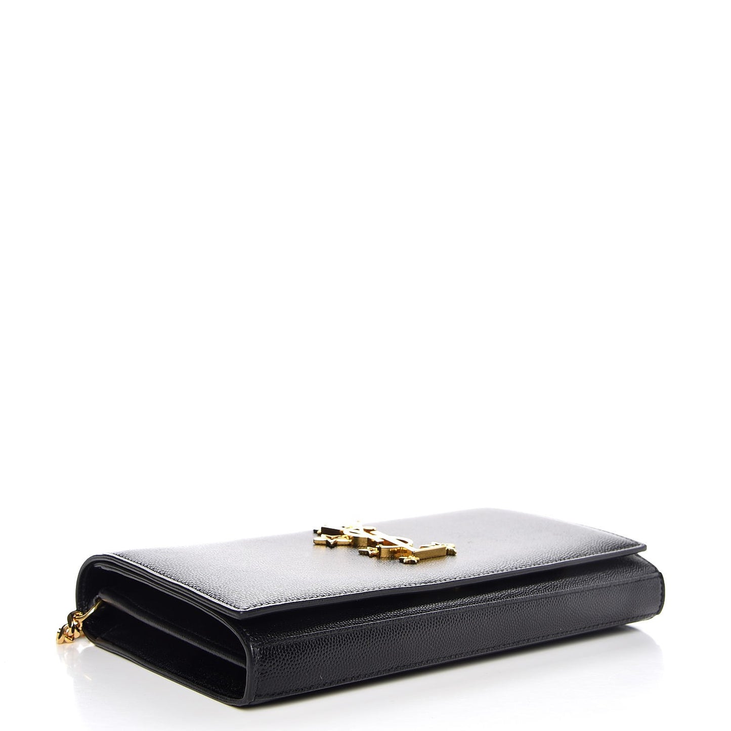 Grain De Poudre Star Studded Monogram Wallet on Chain Black