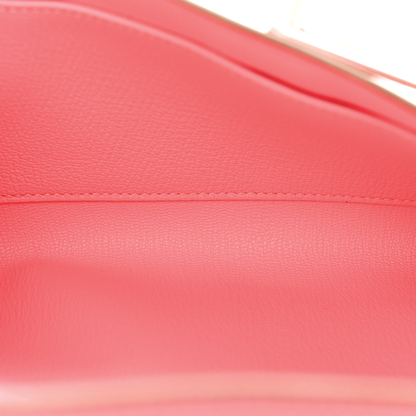 Epsom Kelly Cut Clutch Pochette Rose Confetti