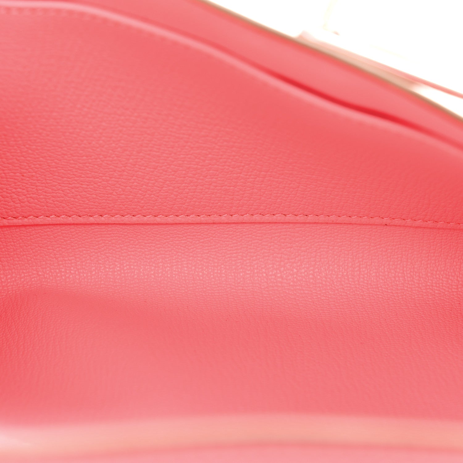 Hermes Epsom Kelly Cut Clutch Pochette Rose Confetti 5 of 7