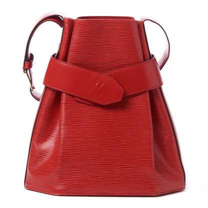 Louis Vuitton Epi Sac D'Epaule Castillan Red 1 of 8