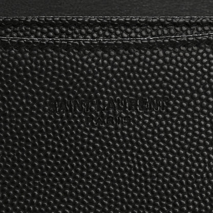 Saint Laurent Grain De Poudre Business Card Case Black 6 of 11