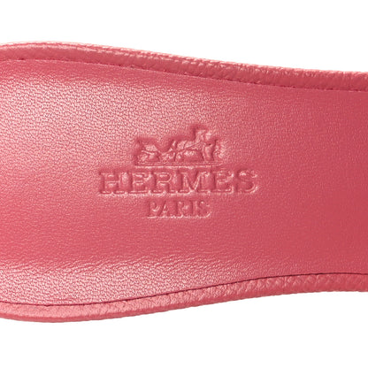 Hermes Epsom Oasis Sandals 37 Rose De Venise 7 of 9