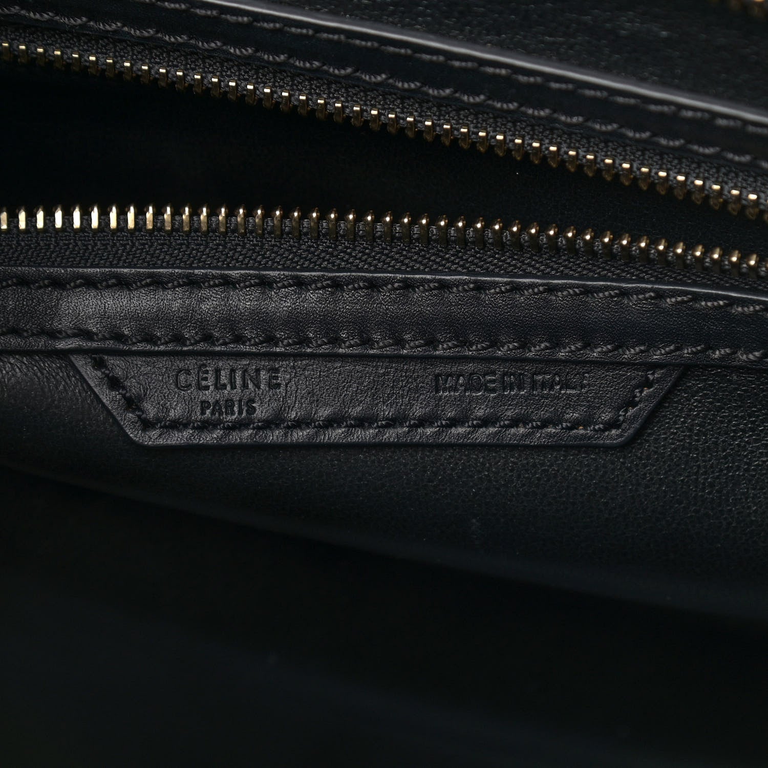 Celine Smooth Calfskin Mini Luggage Black 9 of 21