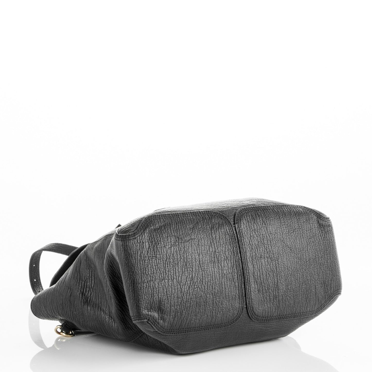 3.1 Textured Calfskin Large Pashli Satchel Black