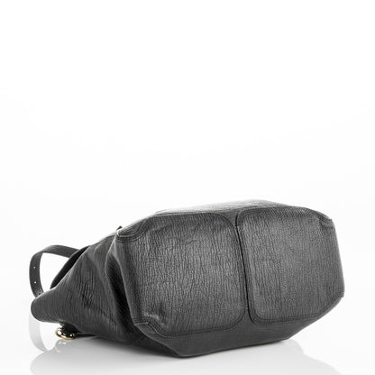 3.1 Phillip Lim 3.1 Textured Calfskin Large Pashli Satchel Black 4 of 8