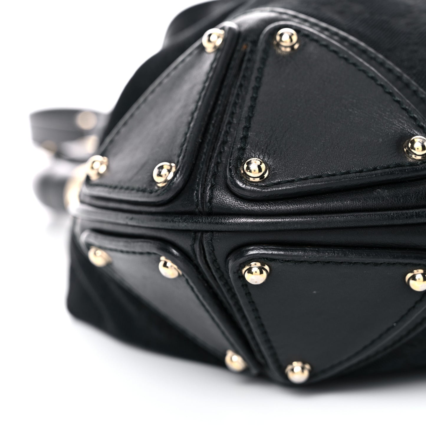 Monogram Medium Indy Top Handle Hobo Black
