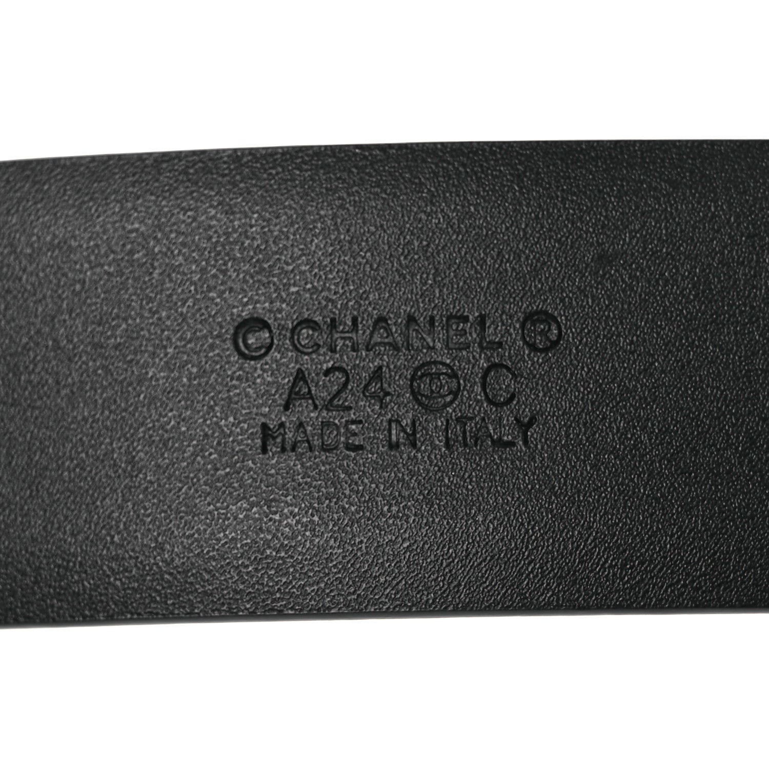 Chanel Calfskin Crystal CC Belt 85 34 Black Multicolor 3 of 9