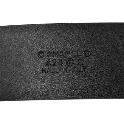 Chanel Calfskin Crystal CC Belt 85 34 Black Multicolor 3 of 9