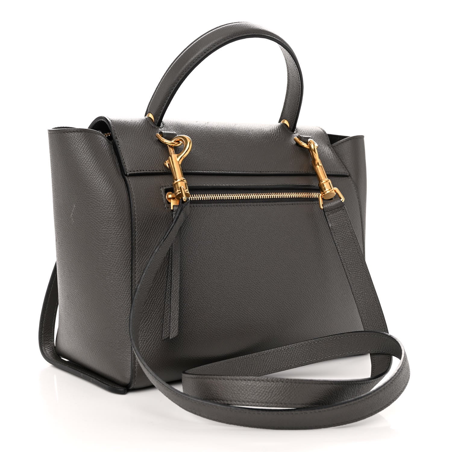 Celine Grained Calfskin Micro Belt Bag Grey 3 of 12