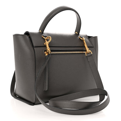 Celine Grained Calfskin Micro Belt Bag Grey 3 of 12