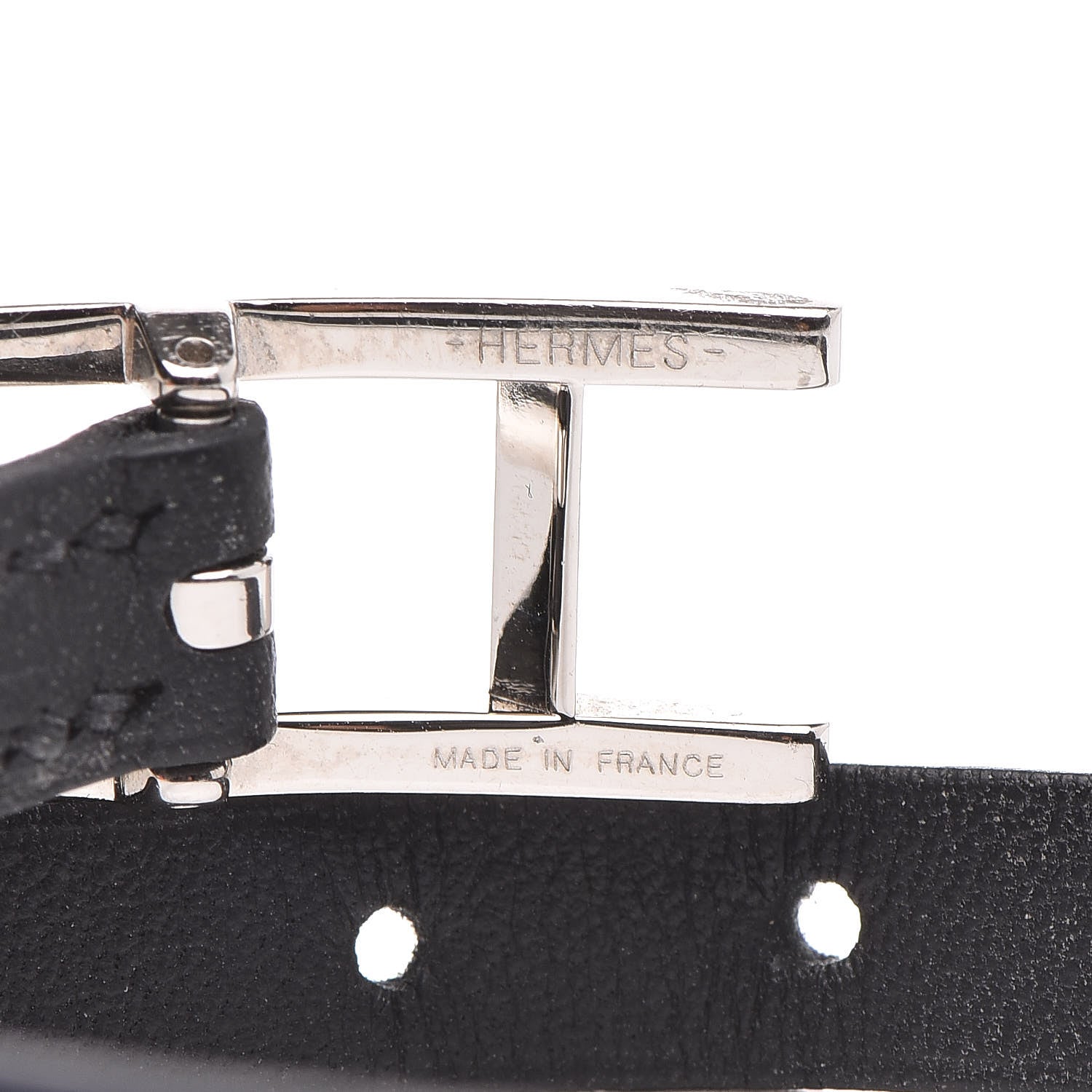 Hermes Swift Behapi Simple Tour Bracelet Black Bleu Saphir 5 of 7
