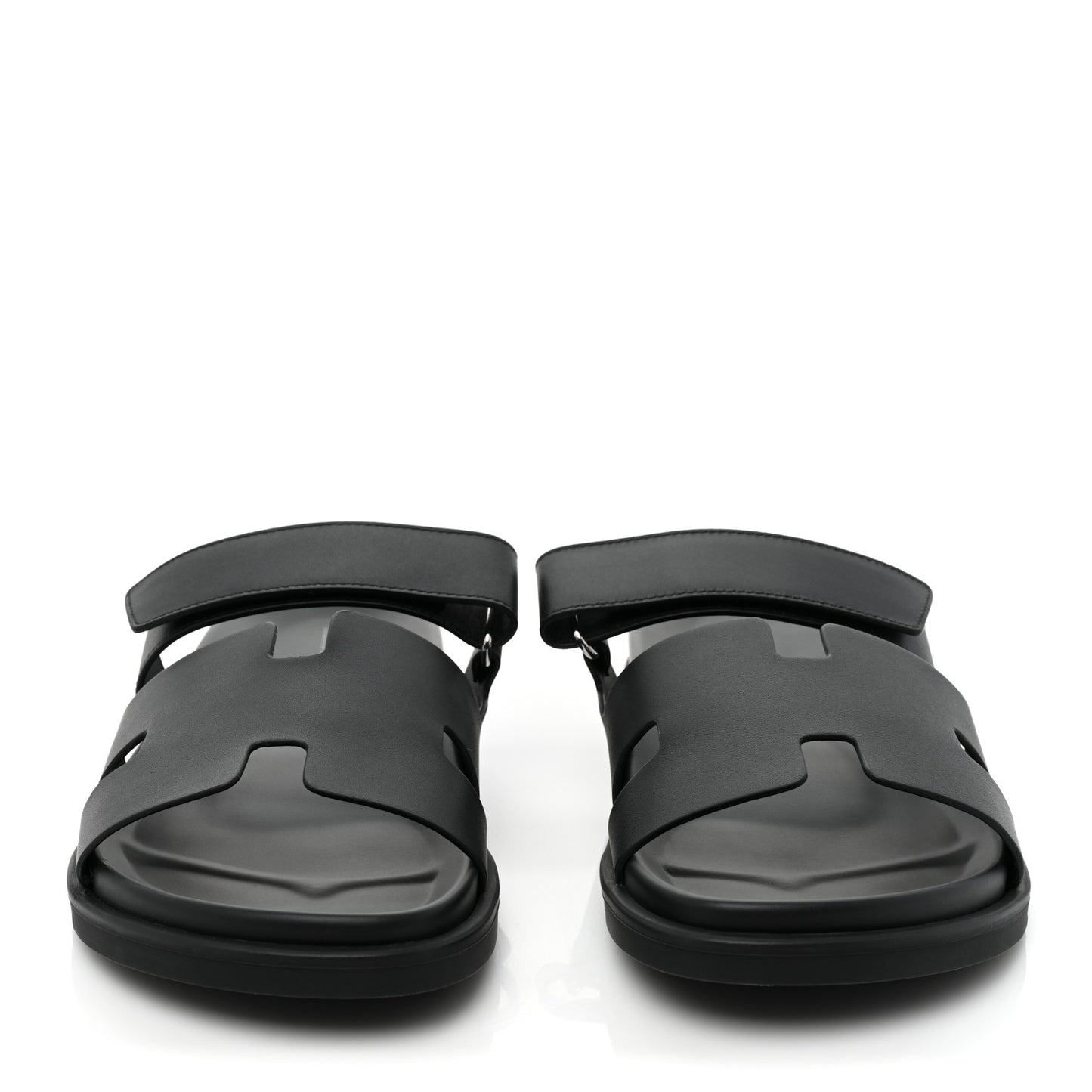 Calfskin Mens Chypre Sandals 44 Black
