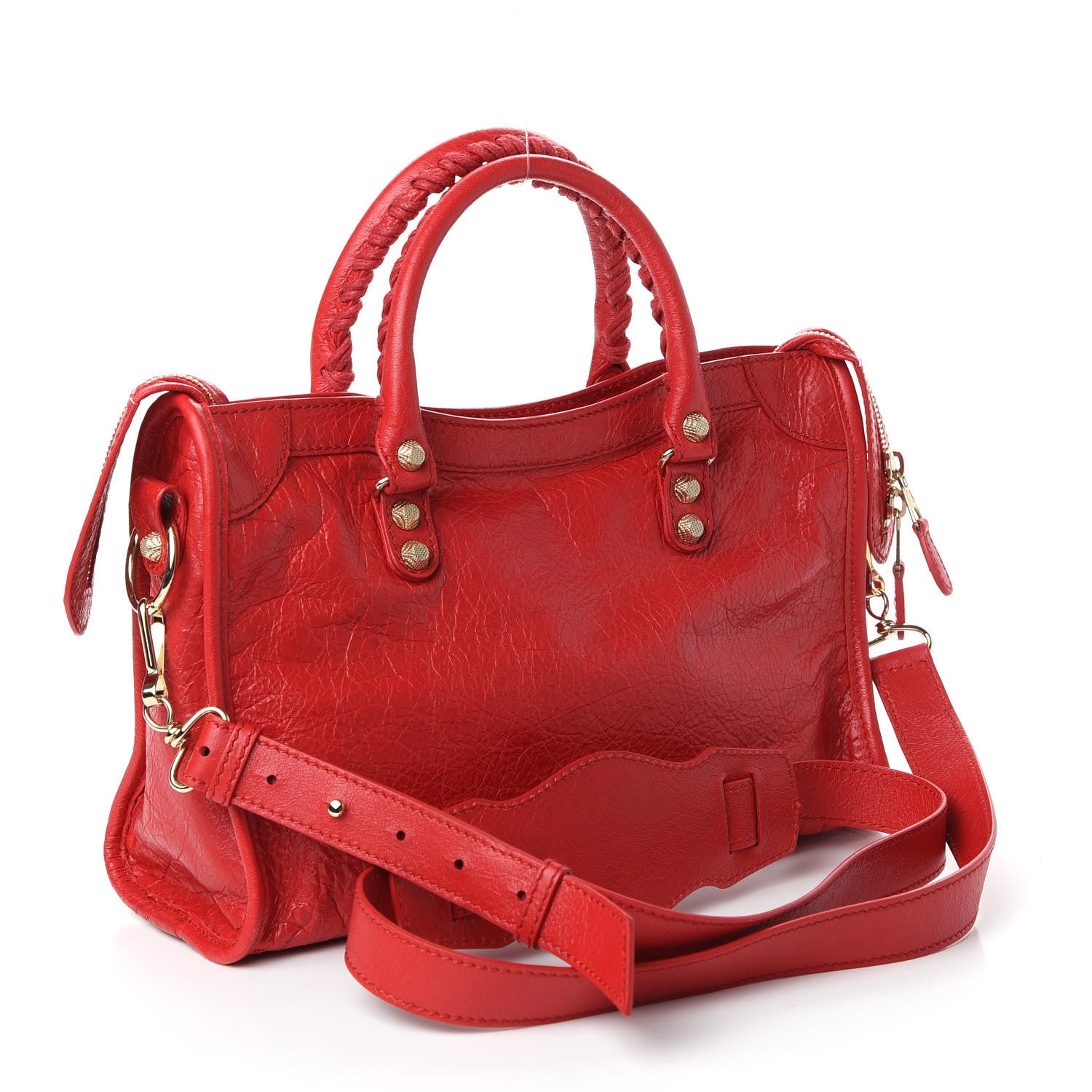 Balenciaga Agneau Giant 12 Gold Hardware S City Rouge Cardinal 3 of 10