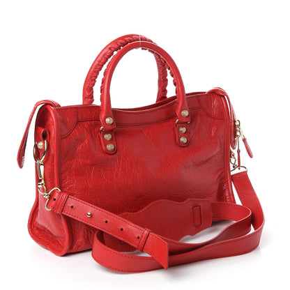 Balenciaga Agneau Giant 12 Gold Hardware S City Rouge Cardinal 3 of 10