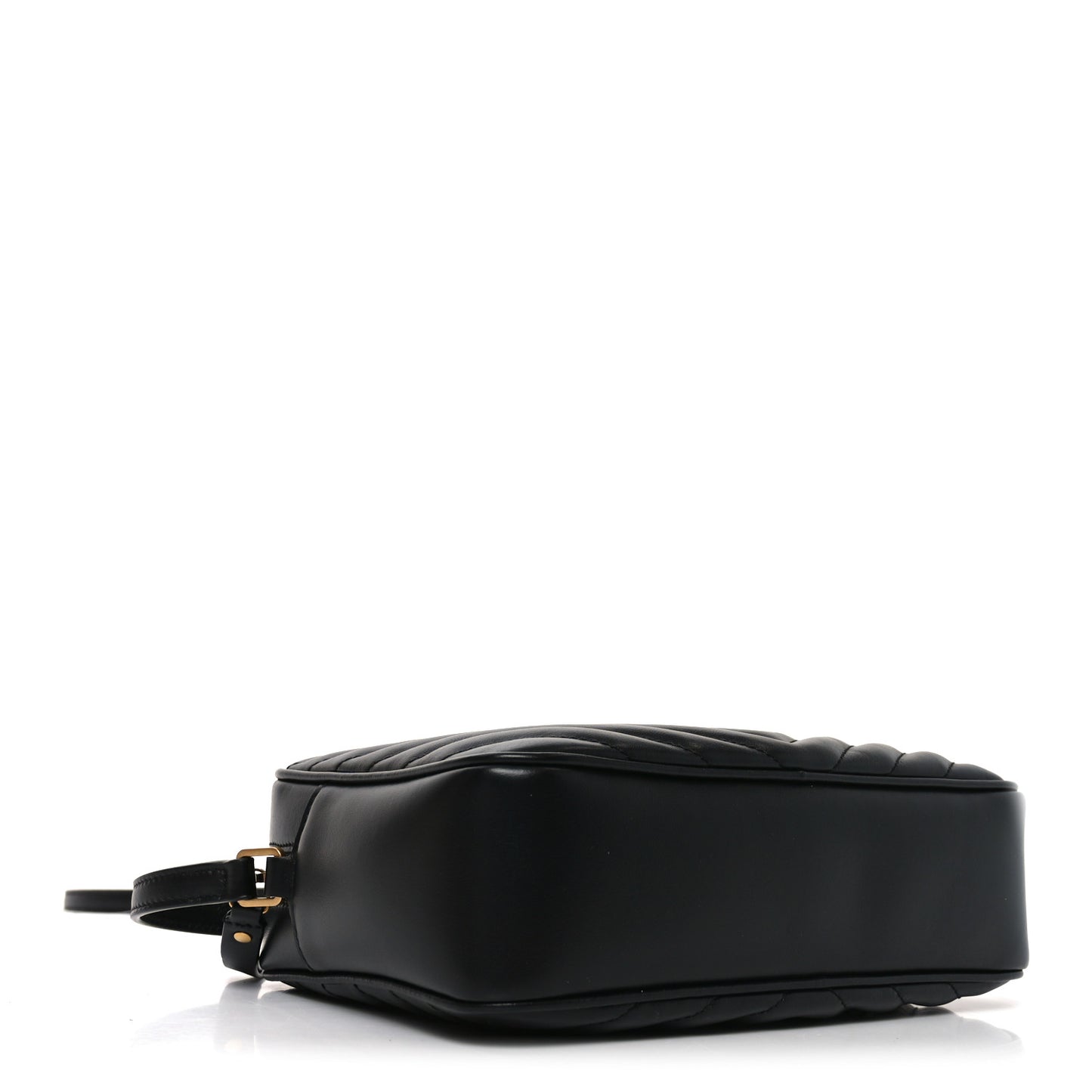 Calfskin Matelasse Monogram Lou Camera Bag Black