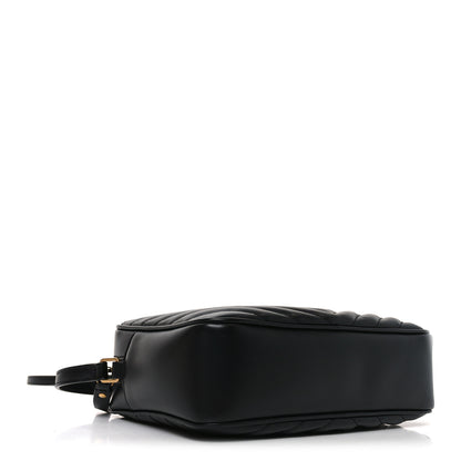 Saint Laurent Calfskin Matelasse Monogram Lou Camera Bag Black 4 of 10