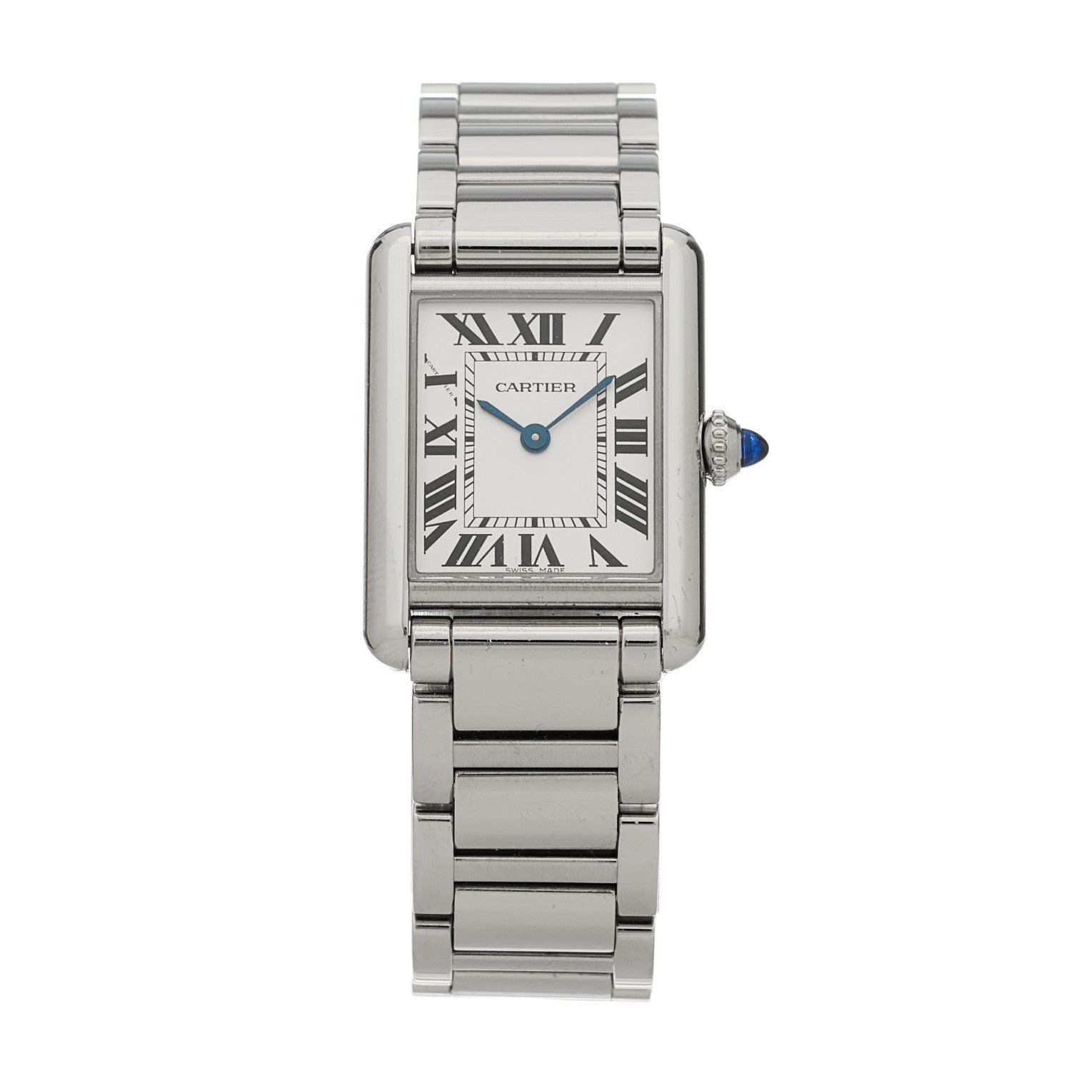 Cartier Stainless Steel 22mm Tank Must Quartz Watch 2 of 8
