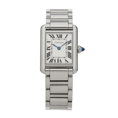 Cartier Stainless Steel 22mm Tank Must Quartz Watch 2 of 8